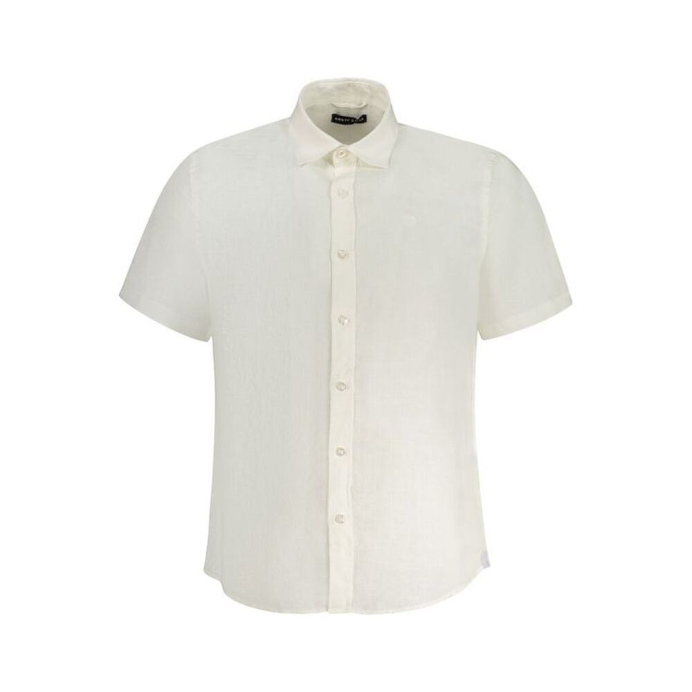 North Sails Bianco Linen Men Men's Shirt